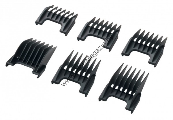 Набор пластиковых насадок NEW к машинкам Moser, Wahl, Oster