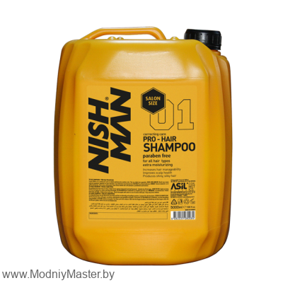 Шампунь для волос NISHMAN PRO-HAIR SHAMPOO PARABEN FREE