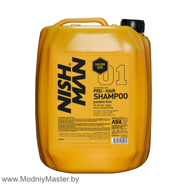 Шампунь для волос NISHMAN PRO-HAIR SHAMPOO PARABEN FREE