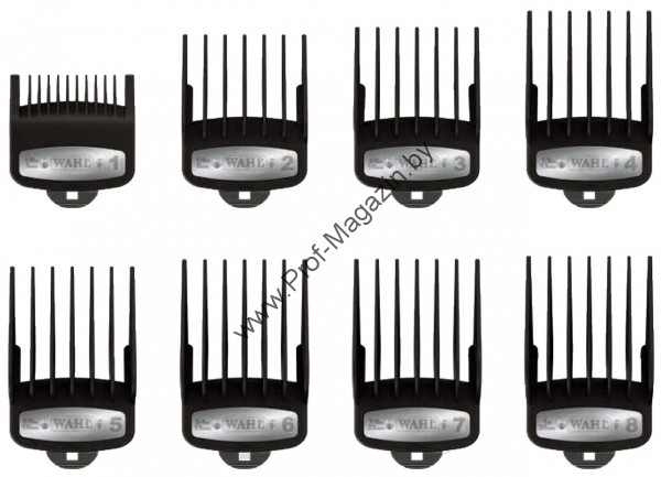 Набор насадок Premium к машинкам Wahl 8шт