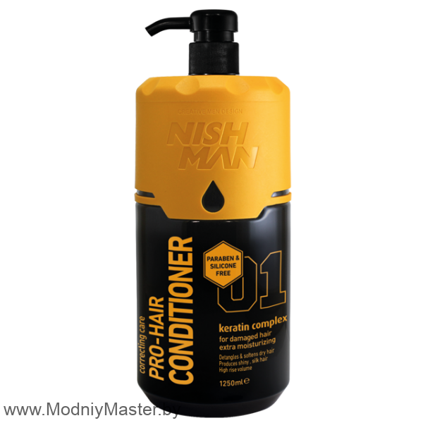 Профессиональный кондиционер для волос Nishman Keratin Complex 1250мл 
