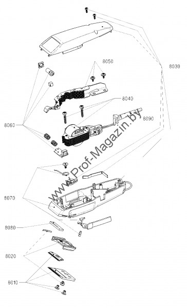 Ремонтная схема машинка Moser 1400
